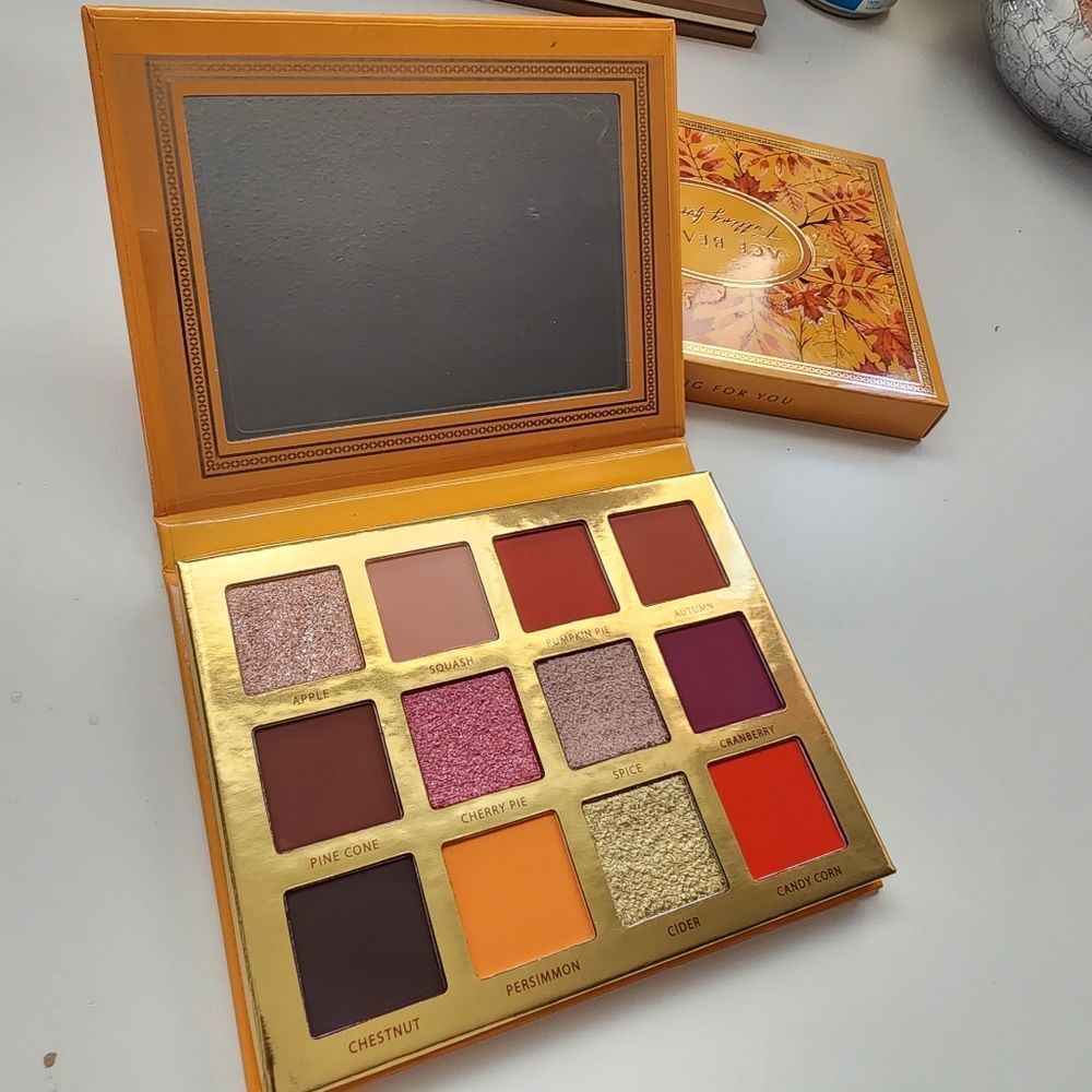 Ace Beauté FALLING FOR YOU EYESHADOW PALETTE 12 SHADES MATTE SHIMMER GLITTER NWT - Picture 4 of 6